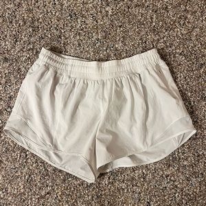 White Hotty Hot Lululemon Shorts